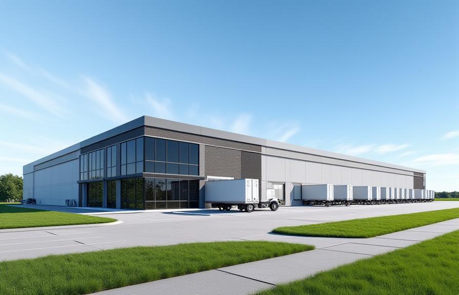 Modern logistics warehouse facility in Columbus Ohio